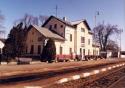 The railroadstation . The railroadstation .