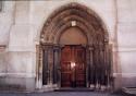 The 13 th century portal was built in to give chur The 13 th century portal was built in to give chur